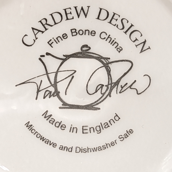 Cardew Designs Bone China Mugs Floral With Wildflowers And Peonies Set Of 2 - Picture 6 of 8